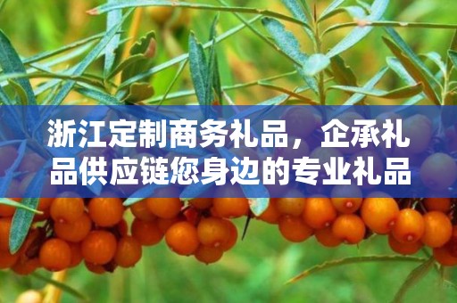 浙江定制商务礼品，企承礼品供应链您身边的专业礼品定制公司